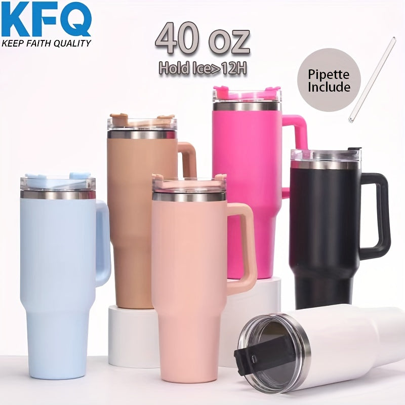 Stainless Steel 40 oz Tumbler - Travel Coffe Mug  1200M