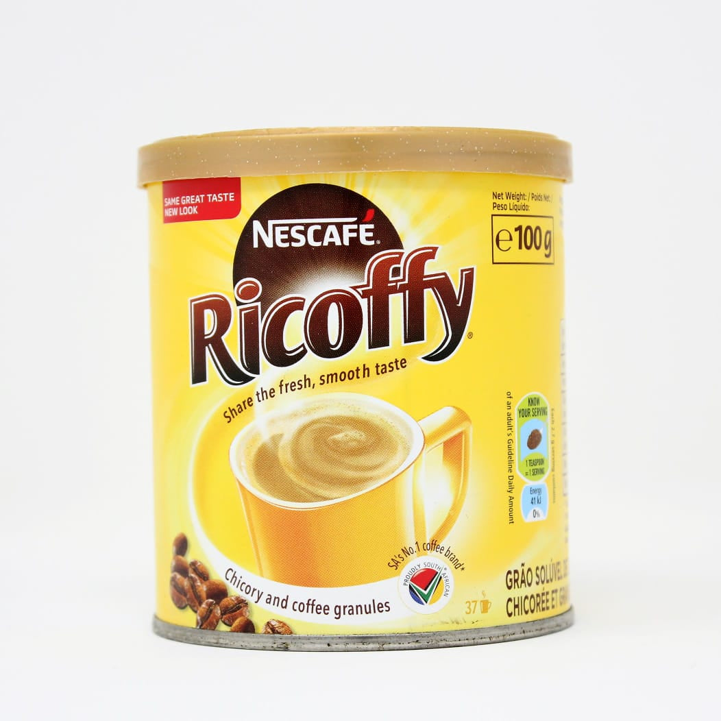 Nescafe Coffee Ricoffy 100gm South Africa Instant Coffee Imported, 37 Cups Coffee Nescafe Coffee