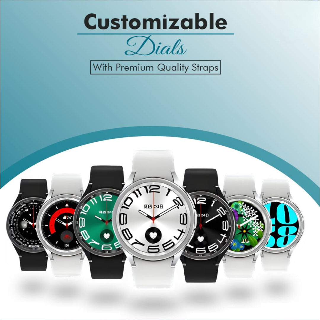 Samsung Galaxy Smart Watch 6 Classic Amoled 1.3 Display 47mm Smartwatch, Bluetooth Calling Smart Watch, IP68 Watch Faces and Fitness Tracking, Heart Rate Monitoring, Sleek Design Smartwatch for Boys And Girls