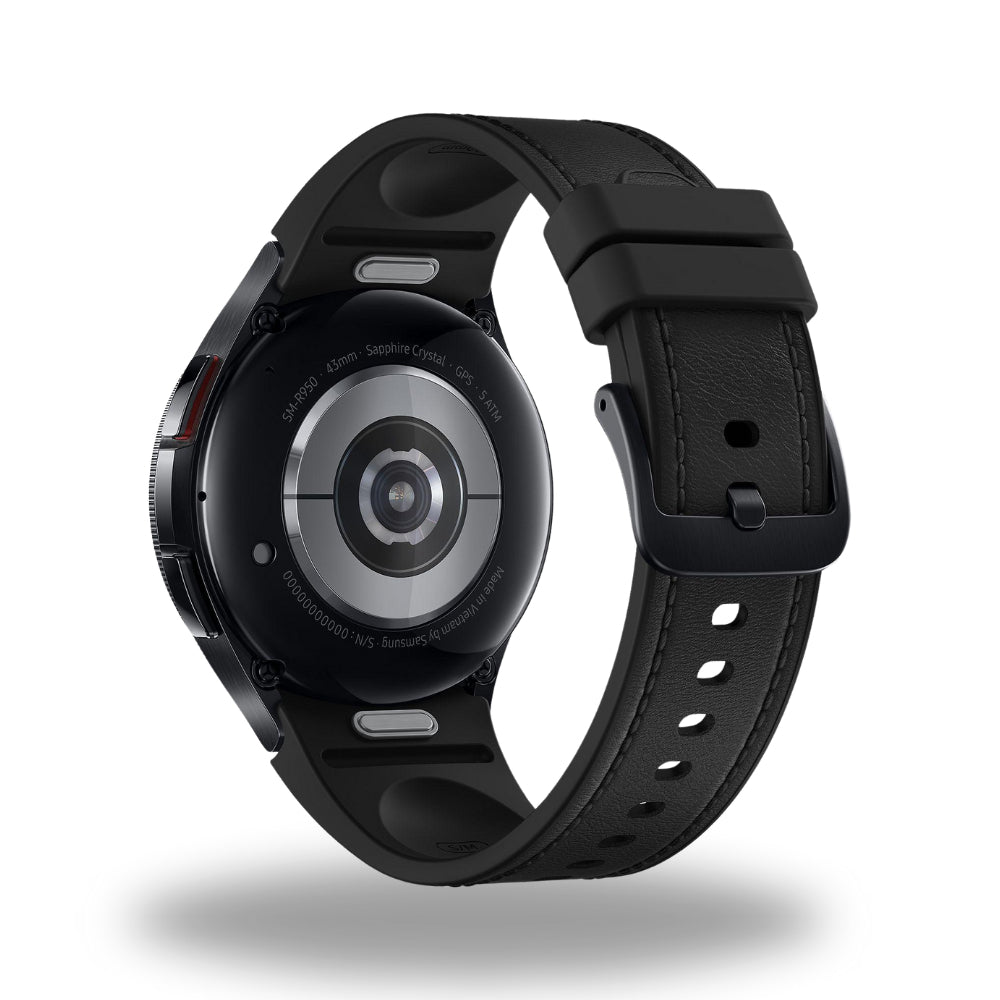 Samsung Galaxy Smart Watch 6 Classic Amoled 1.3 Display 47mm Smartwatch, Bluetooth Calling Smart Watch, IP68 Watch Faces and Fitness Tracking, Heart Rate Monitoring, Sleek Design Smartwatch for Boys And Girls